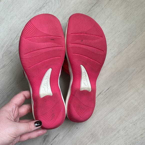 Clarks Cloudsteppers Breeze Piper Womens Strappy Sandals Pink US size 8 27772 - Picture 10 of 10